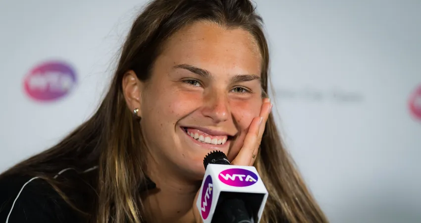 Sabalenka Lippen
